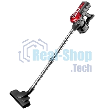 Пылесос вертикальный BRAYER BR4268 серый/красный, питание от сети, 185 Вт, уборка сухая, пылесборник 0,8 л