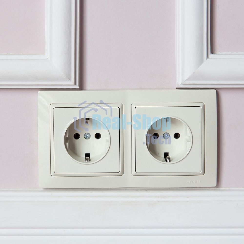 Рамка на 2 поста WERKEL (слоновая кость, basic) W0022003
