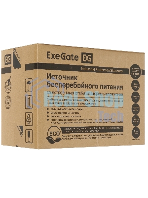 Источник бесперебойного питания ExeGate SpecialPro Smart LLB-2000.LCD.AVR.EURO.RJ/2000 ВА/1200 Вт/4xCEE 7 (евророзетка)