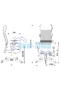 Кресло руководителя Бюрократ T-995/BLACK черный TW-01, искусственная кожа, крестовина металл