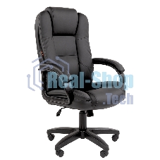 Кресло офисное Chairman 600LT чер.пласт экопремиум черный