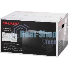 Микроволновая печь Sharp R2800RK черный, 20 л, 800 Вт, переключатели - сенсор