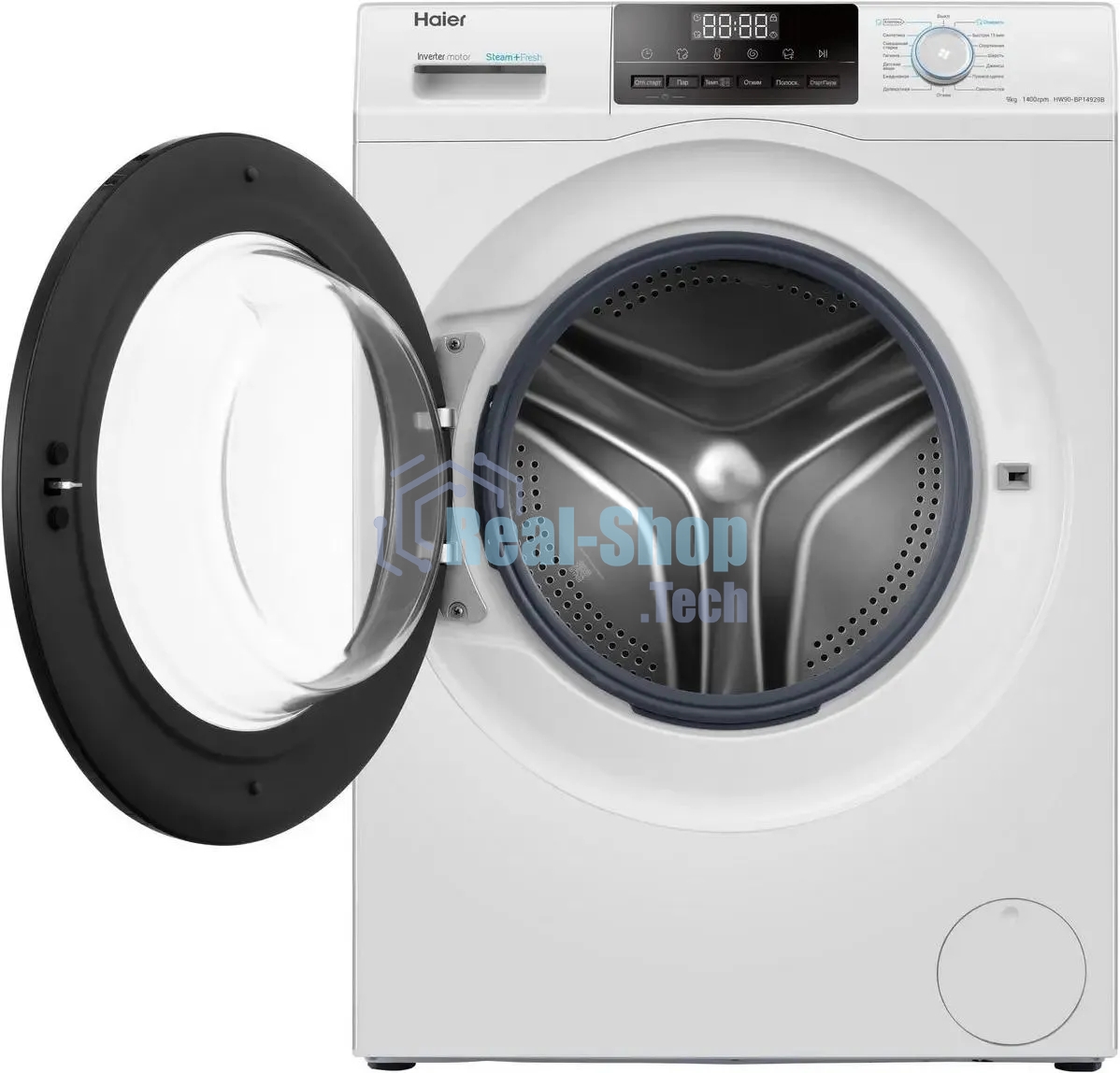 Стиральная машина Haier HW90-BP14929B белый, загрузка фронтальная 9 кг, 1400 об/мин, класс: A+++