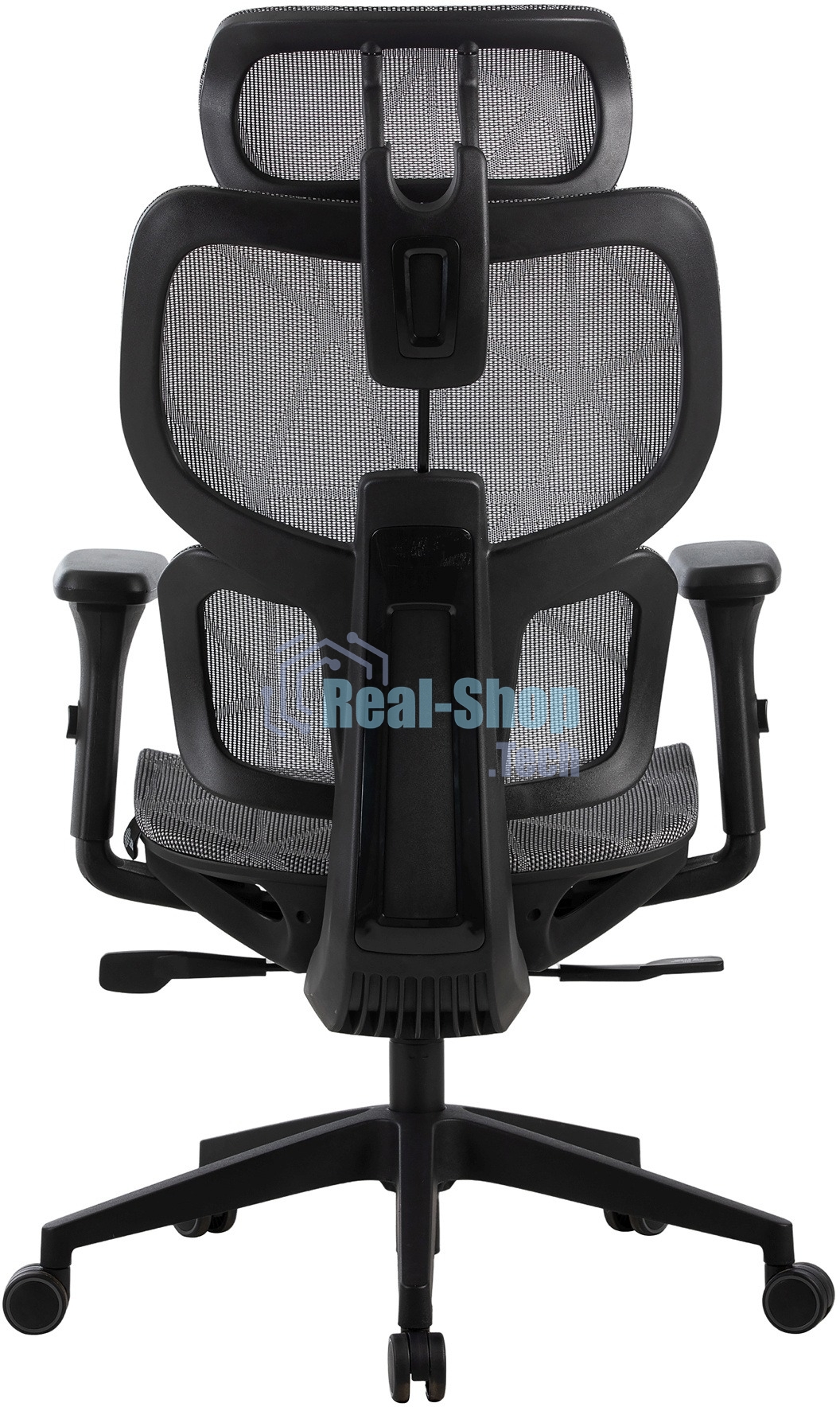 Кресло компьютерное Cactus CS-MC555-GY черный/серый, сетка