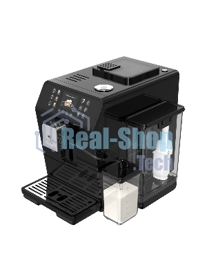 Кофемашина автоматическая BQ CM6001 черный, исп. кофе - зерновой/молотый, 1,5 л, 1450 Вт, 19 бар