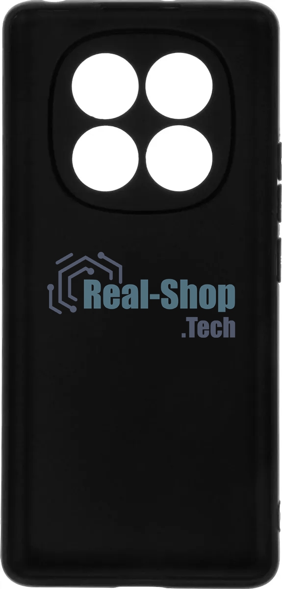 Чехол (клип-кейс) BoraSCO для Xiaomi Redmi Note 14 Pro 4G Silicone Case черный (74848)
