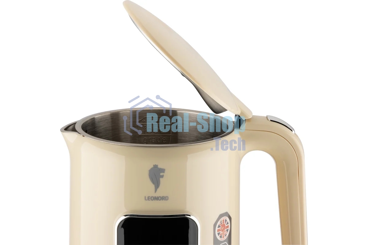 Чайник электрический LEONORD LE-1533 1,7л, двойной корпус, бежевый