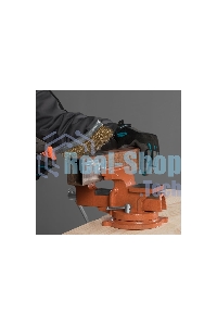 Тиски слесарные Sparta 100мм поворотные с наковальней