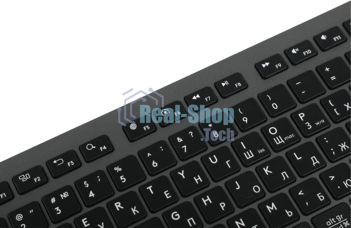 Клавиатура беспроводная A4Tech Fstyler FBX50C, USB, Bluetooth/Радиоканал, серый