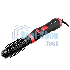 Фен-щетка BRAYER BR3133RD черный/красный, 1000 Вт, 40 мм