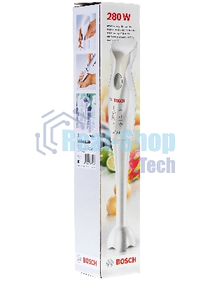 Блендер погружной Bosch MSM 6B100 белый, 280 Вт, 1 скорость
