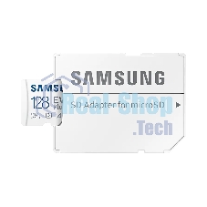 Флеш карта microSDXC 128Gb Samsung EVO Plus Class 10, A2, V30, UHS-I, W 90 МБ/с, R 160 МБ/с, MB-MC128SA/KR адаптер на SD