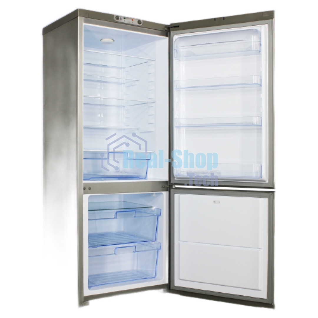 Холодильник ОРСК 171 MI металлик двухкамерный 200/110л морозилка снизу