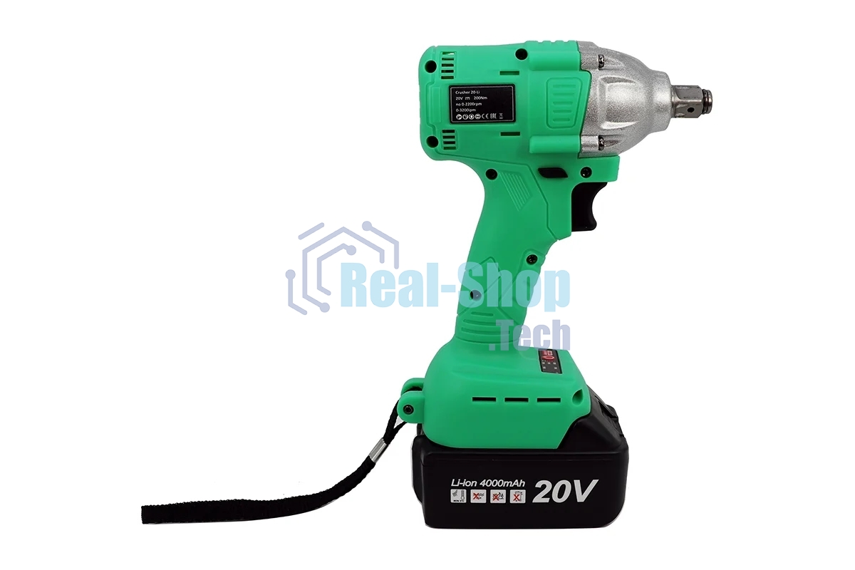 Гайковерт Zitrek Crusher 20-Li аккум. патрон:квад.1/2