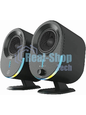 Акустическая система Оклик OK-303A 2.0 черный 20Вт BT