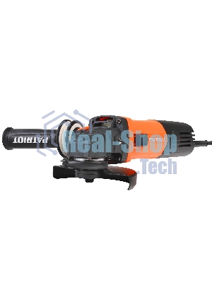 Угловая шлифовальная машина (УШМ) PATRIOT AG 126E, пылезащищенная. 1050Вт, Диск 125 мм