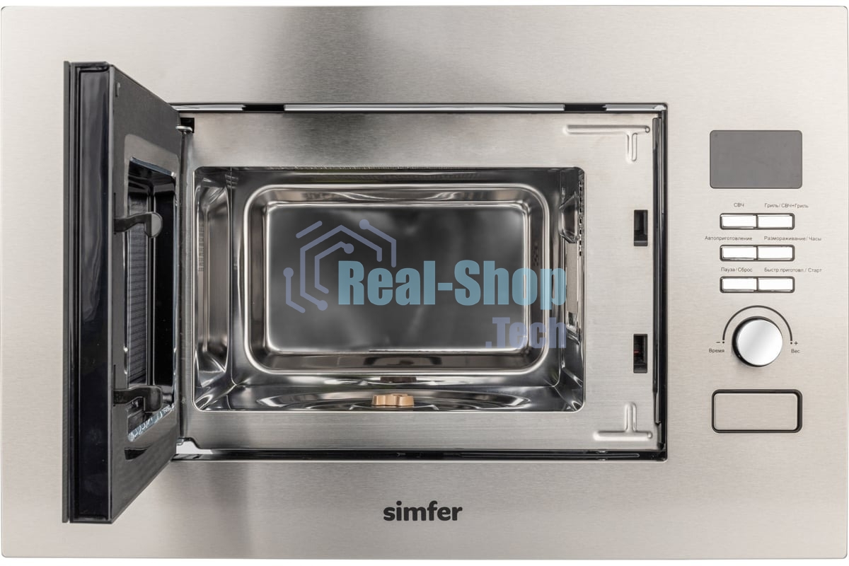 Микроволновая печь встраиваемая SImfer MD2714 22л,1150Вт, гриль, нержавеющая сталь