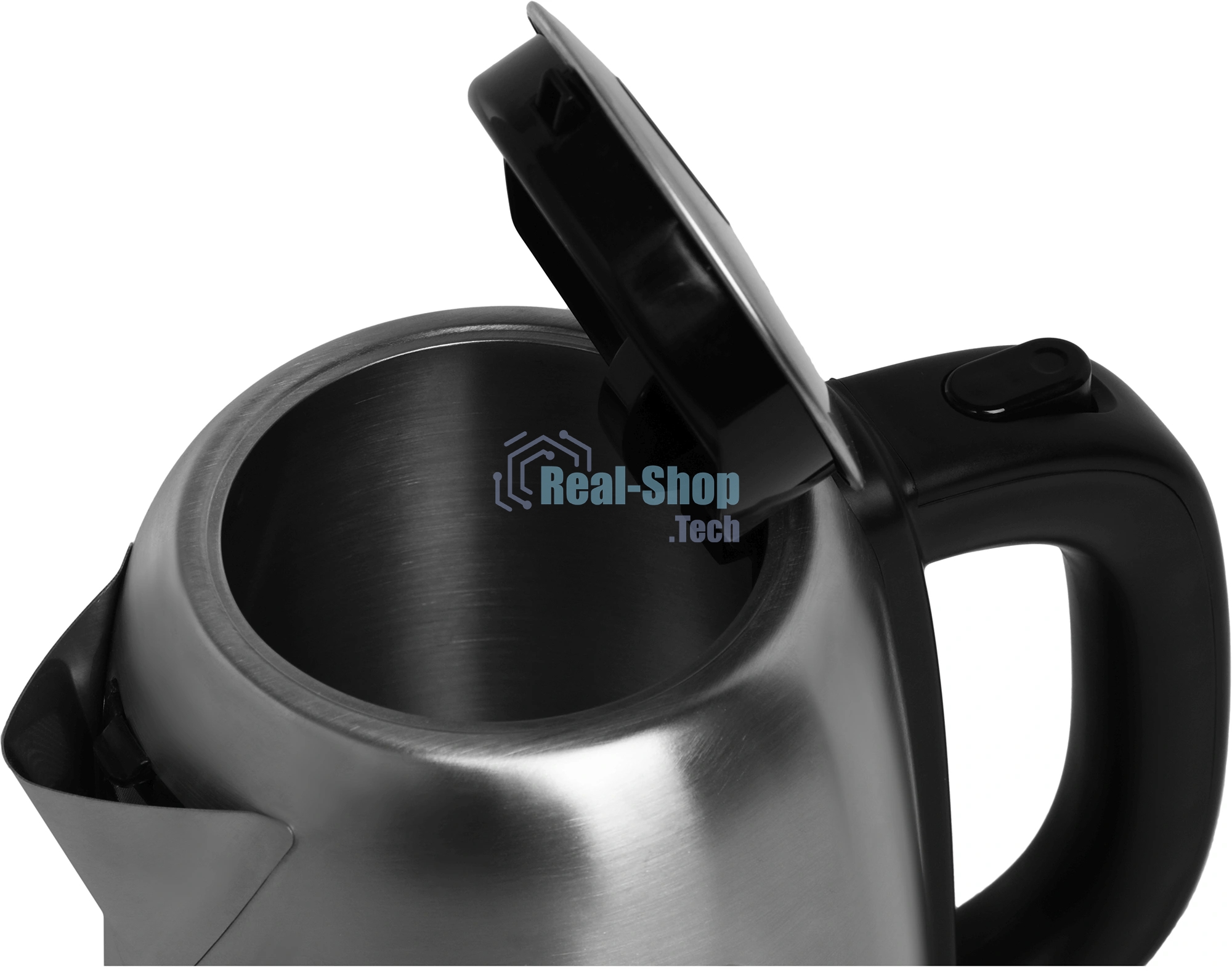 Чайник электрический Vitek VT-1137 1.7 л, 2200 Вт, серебристый матовый корпус: металл