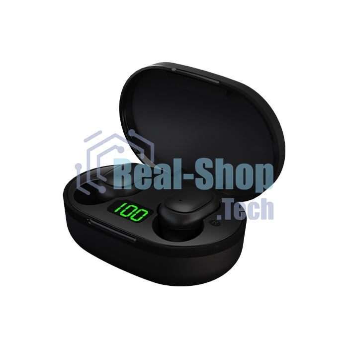 Наушники TWS Maxvi MHF-101BT UP черный, вкладыши, Bluetooth, сенсорное управление, до 4 ч