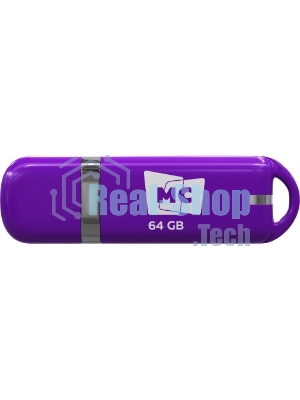 Флешка USB MORE CHOICE МФБ64 Purple (4620202558923), 64GB, USB 3.0, R/W 25/15, фиолетовый
