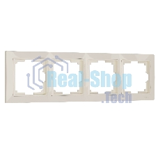 Рамка на 4 поста WERKEL (слоновая кость, basic) W0042003