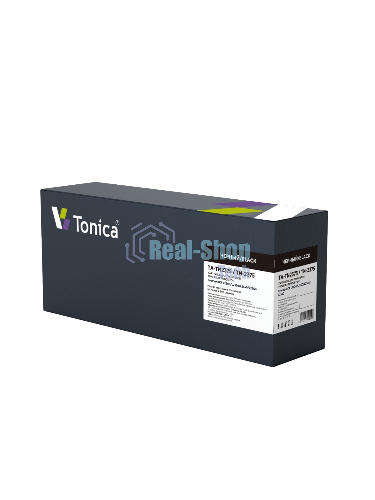 Картридж лазерный Tonica TA-TN2375 TN-2375 черный (2600стр.) для Brother DCP L2500/L2520/L2540/L2560