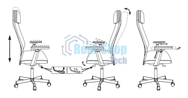 Кресло руководителя Бюрократ T-995/BLACK черный TW-01, искусственная кожа, крестовина металл