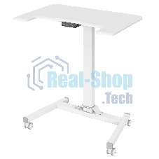 Стол для ноутбука Cactus VM-FDE101 столешница МДФ белый 80x60x123см (CS-FDE101WWT)