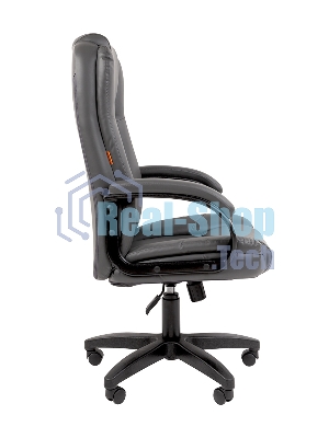 Кресло офисное Chairman 600LT чер.пласт экопремиум черный