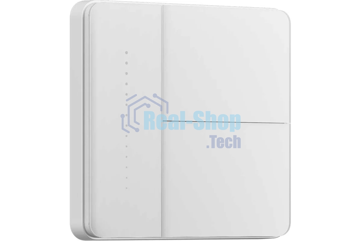 Выключатель умный Aqara Z1 Pro ZNQBKG43LM 2-хкл. белый (ZNQBKG43LM WH)
