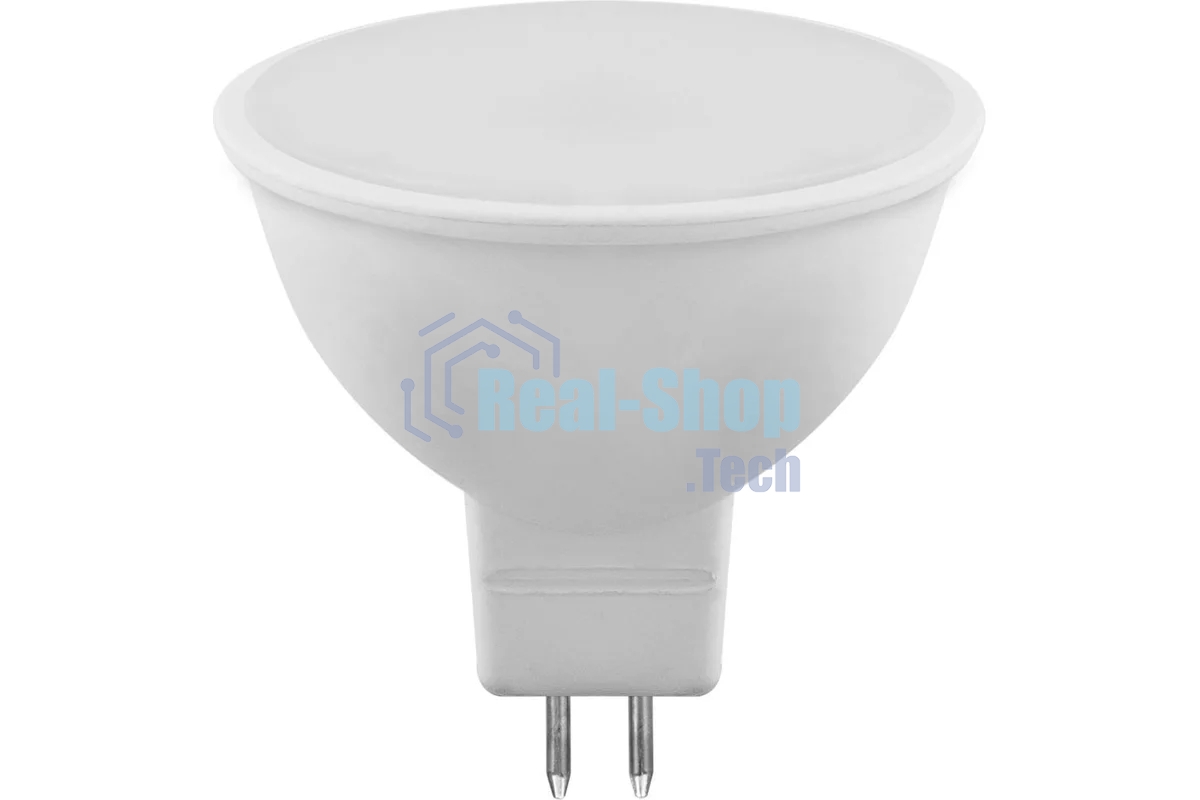Лампа светодиодная SAFFIT SBMR1607 (55028) 7Вт 230В GU5.3 белый