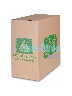 Кресло Бюрократ CH-300/BLACK черный, экокожа, 120 кг, механизм качания