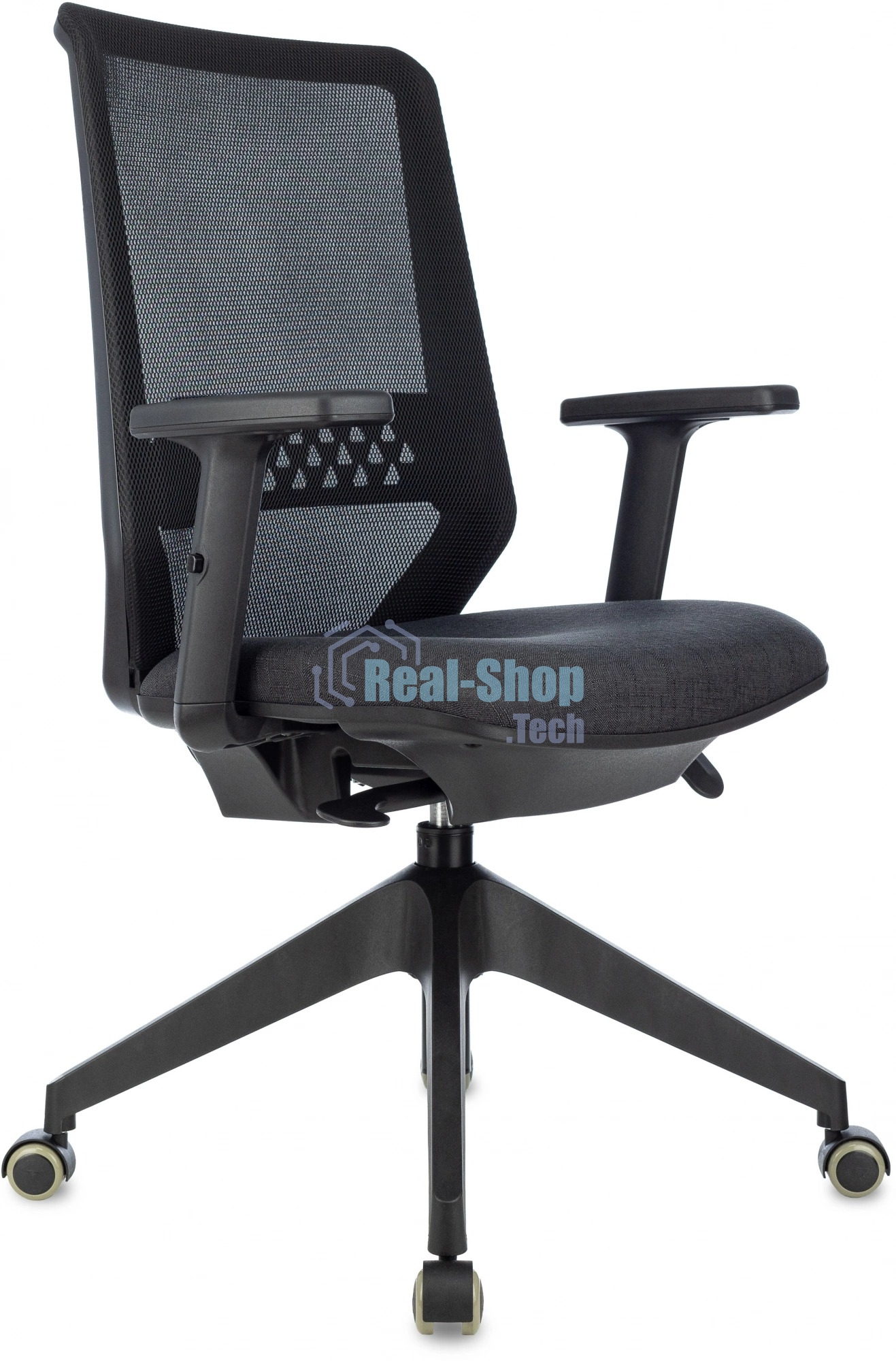 Кресло офисное Бюрократ MC-W611NL серый TW-04 38-417 сетка/ткань, крестов. 4-луч. пластик пластик