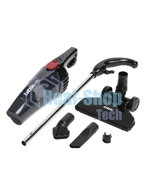 Пылесос вертикальный BBK BV2901 черный/красный, питание от сети, 170 Вт, уборка сухая, пылесборник 0.8 л