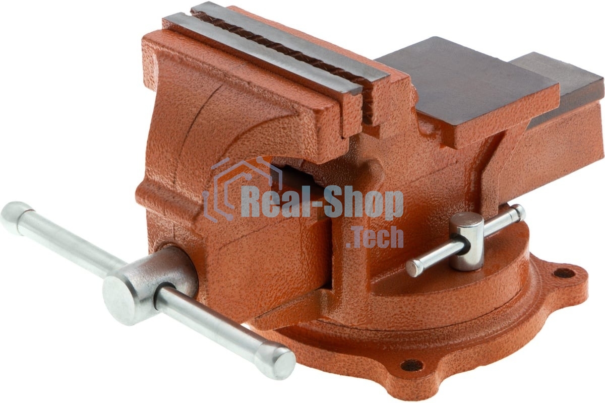 Тиски слесарные Sparta 100мм поворотные с наковальней