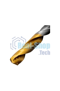 Набор сверл по металлу Denzel 1,5-6,5мм, Р6М5-TiN, Golden Tip, 13 шт 723002