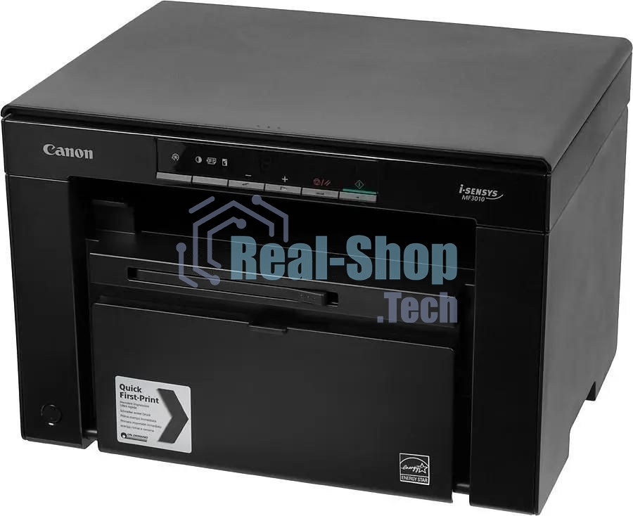МФУ лазерное Canon i-SENSYS MF3010 (5252B004), A4, ч/б, печ. 18 стр/мин., скан. до 18 стр/мин., 600 x 1200 dpi (печать) 600x600dpi (сканер), USB 2.0