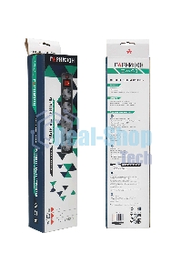 Сетевой фильтр Гарнизон EHLB-2, 5 р, 10А 3 м черный