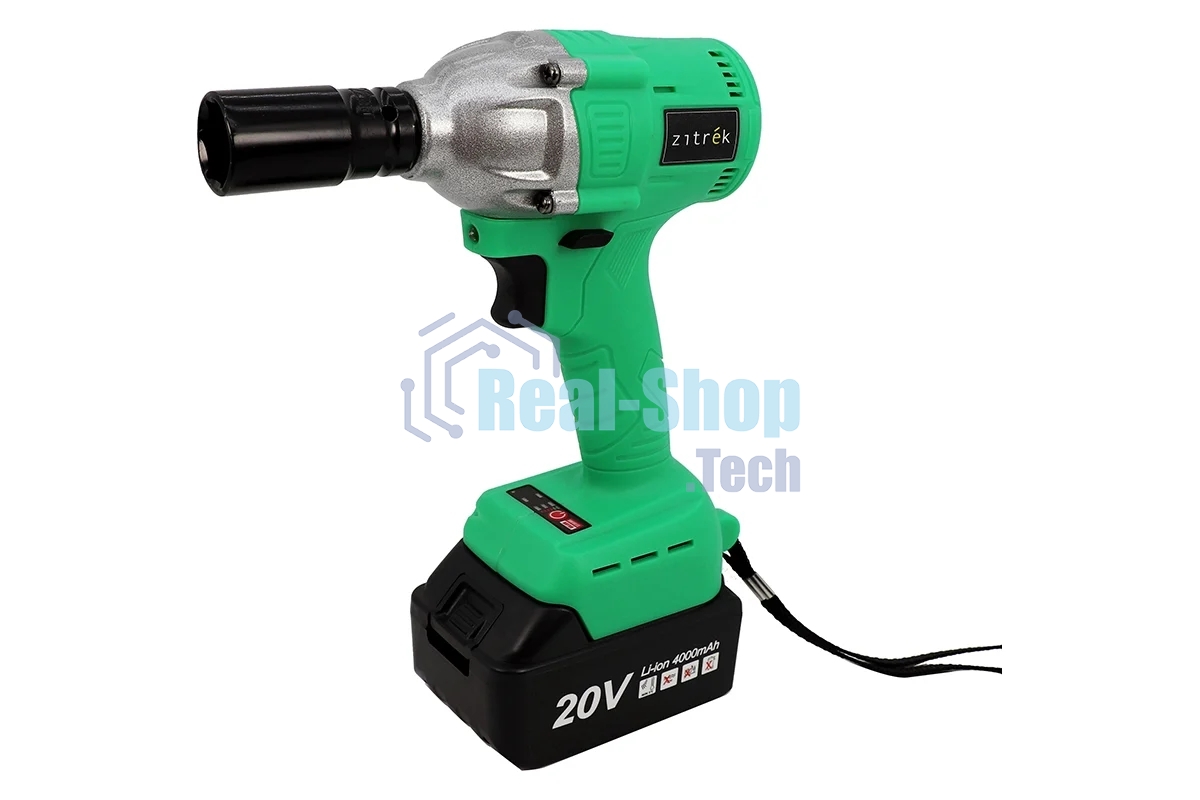 Гайковерт Zitrek Crusher 20-Li аккум. патрон:квад.1/2