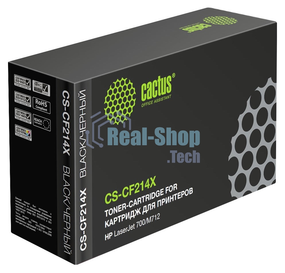 Картридж лазерный Cactus CS-CF214X черный (17500 стр.) для HP LaserJet 700/M712