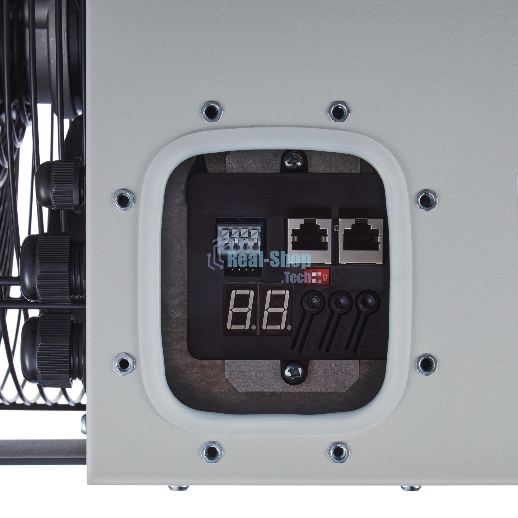 Тепловентилятор Ballu BHP-MW2-10, серый, 10 кВт, 100 м2, механический термостат, пульт д/у