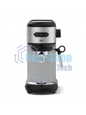 Кофеварка рожковая BQ CM3001 сталь-черный, исп. кофе - молотый, 1 л, 1450 Вт, 15 бар