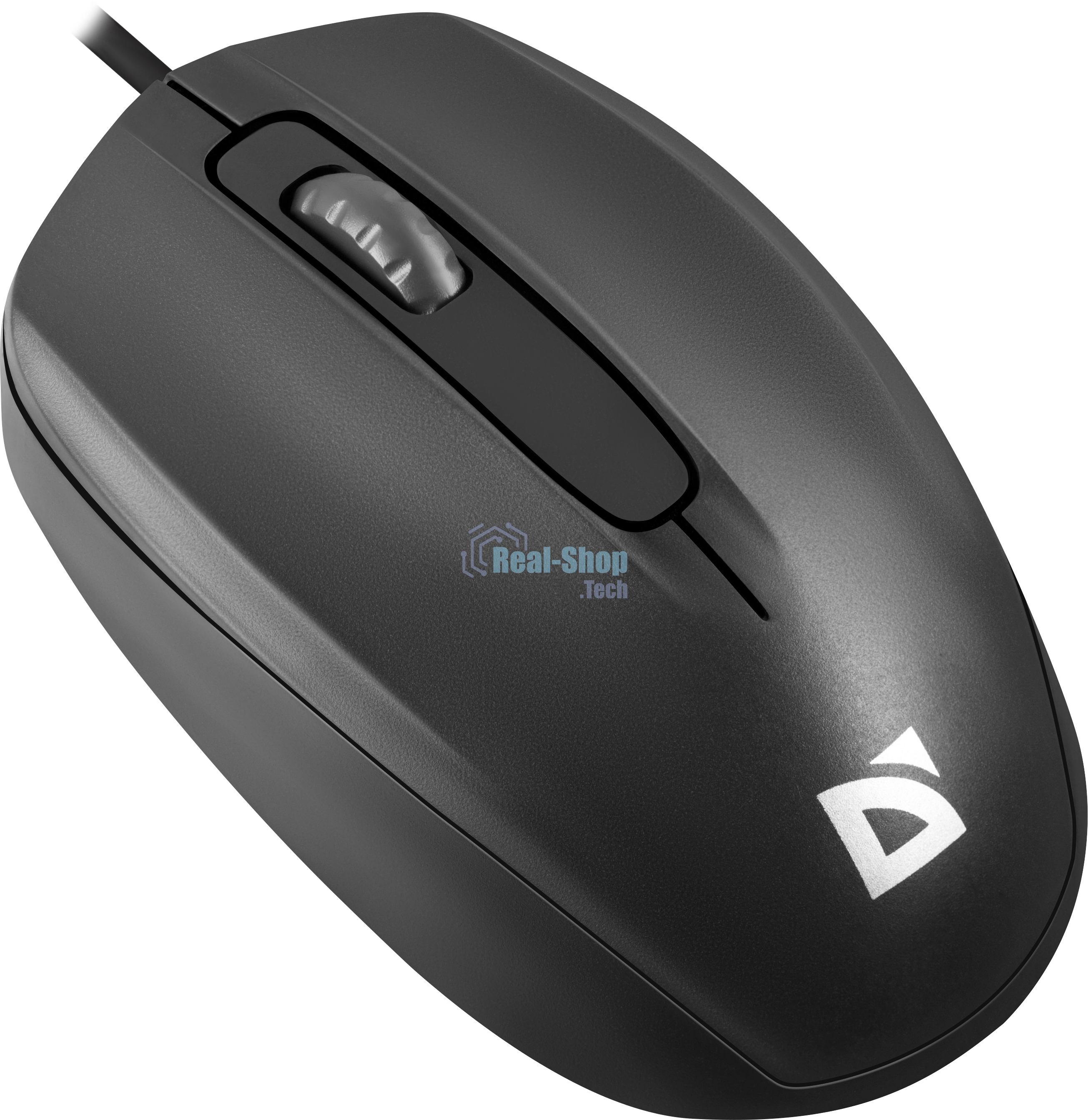 Мышь проводная Defender Alpha MB-507 черный, 1000 dpi, USB, кнопки - 3