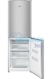 Холодильник Atlant ХМ 6619-189 серебристый двухкамерный 205/119л морозилка снизу