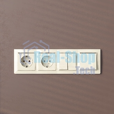 Рамка на 4 поста WERKEL (слоновая кость, basic) W0042003