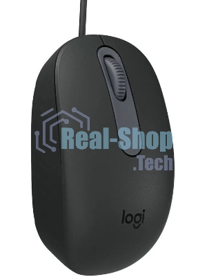 Мышь Logitech M86 черный оптическая 1000dpi USB для ноутбука (910-007661)