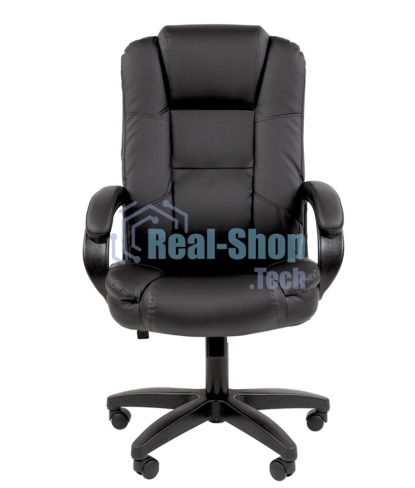 Кресло офисное Chairman 600LT чер.пласт экопремиум черный