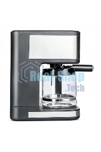 Кофеварка 2 в 1 BQ CM1005 сталь/черный, исп. кофе - молотый, 1.5 л, 1850 Вт, 15 бар