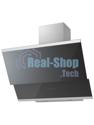 Вытяжка наклонная KRONA Irma 600 черный/серебристый, 59.6 см, 863 куб. м/ч, 53 дБ