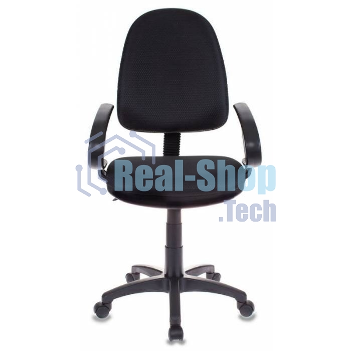 Кресло Бюрократ CH-300/BLACK черный, экокожа, 120 кг, механизм качания